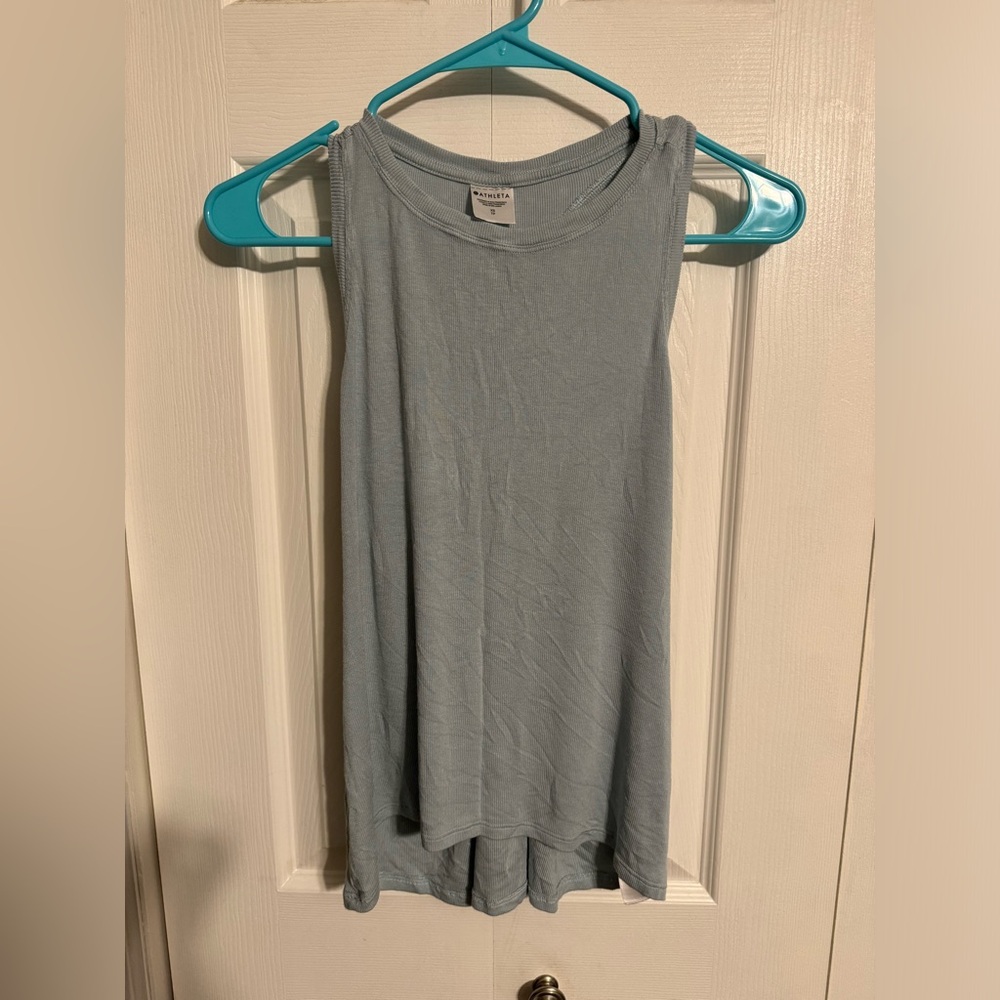 Athleta Xsmall light blue tank top